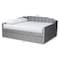Baxton Studio Lennon Modern and Contemporary Grey Velvet Fabric Full Size Daybed with Trundle 186-11470-Zoro - alternate 10